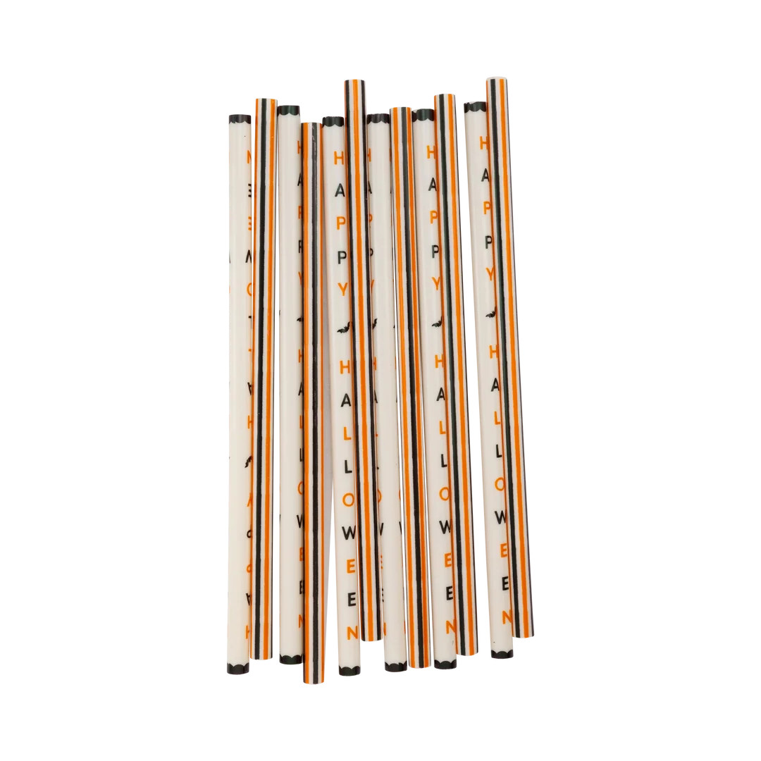 Happy Halloween Reusable Straws | My Mind's Eye