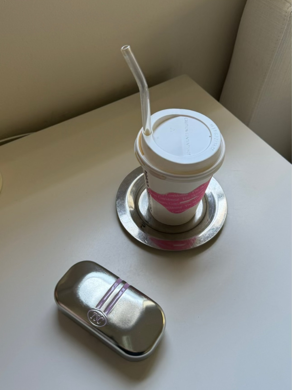 My morning coffee & limited edition silver mouthtape