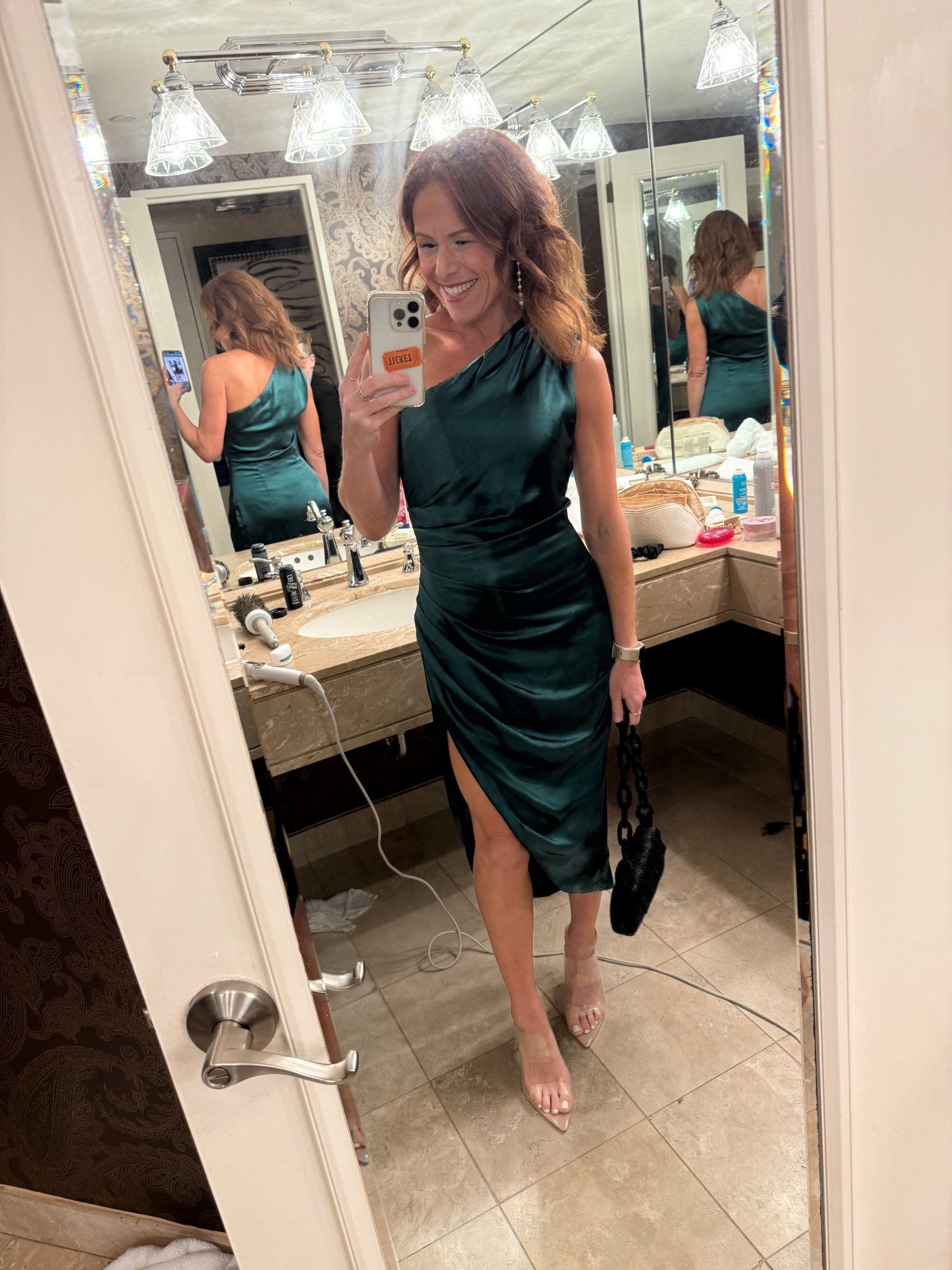 The best heels for holiday and party season! 
And no one will believe these earrings are under $10 

#LTKSeasonal #LTKOver40 #LTKHoliday