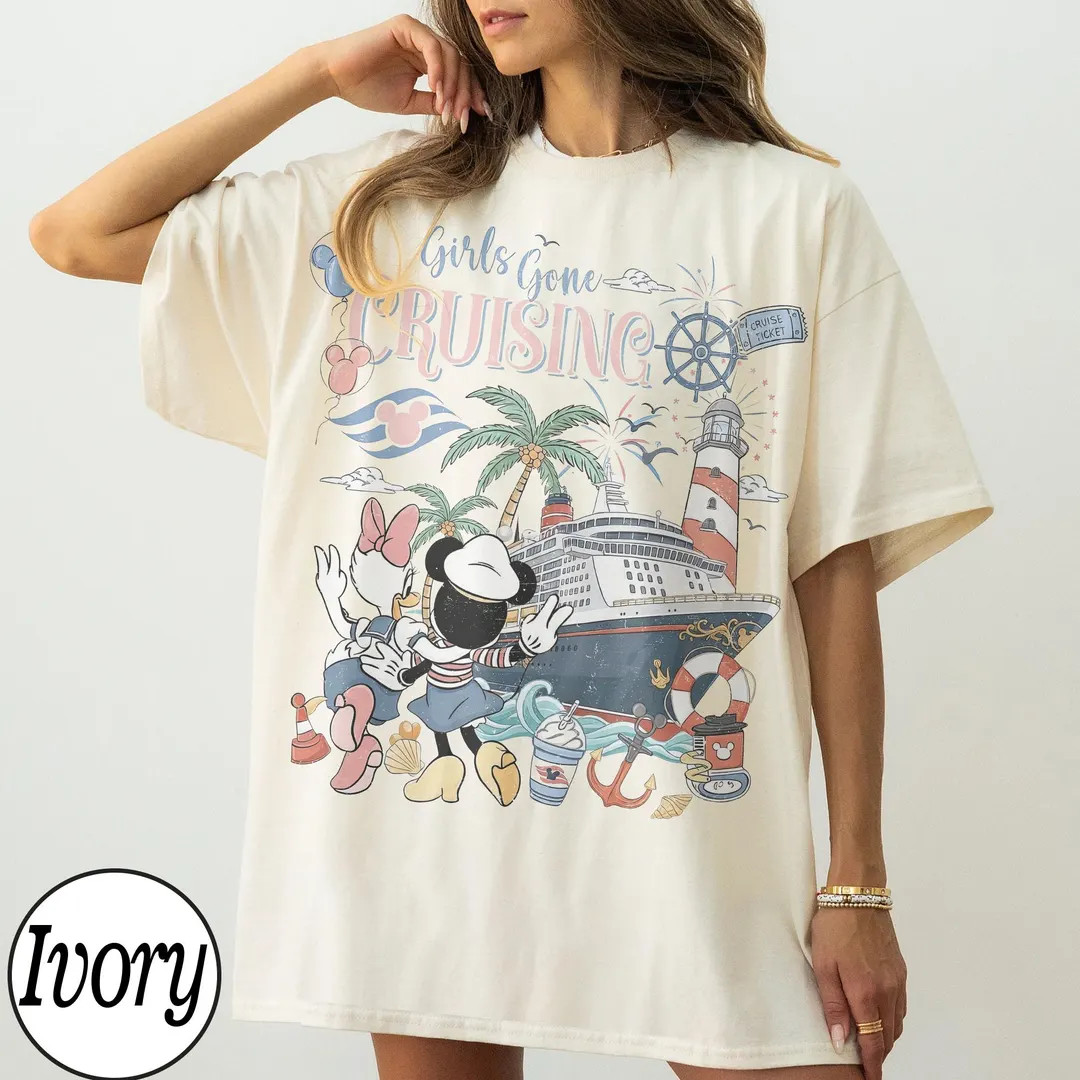 Retro Minnie Daisy Life Of A Cruise Girl Shirt, Bestie Best Friend Shirt, Disney Cruise Shirt, Fa... | Etsy (US)