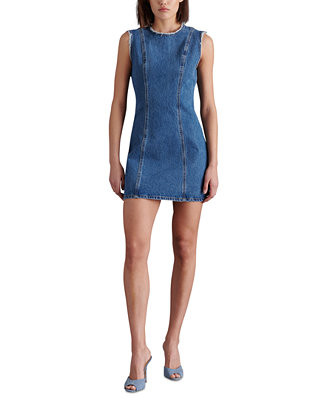 Steve Madden Women's Solara Denim Mini Dress  - Macy's | Macy's