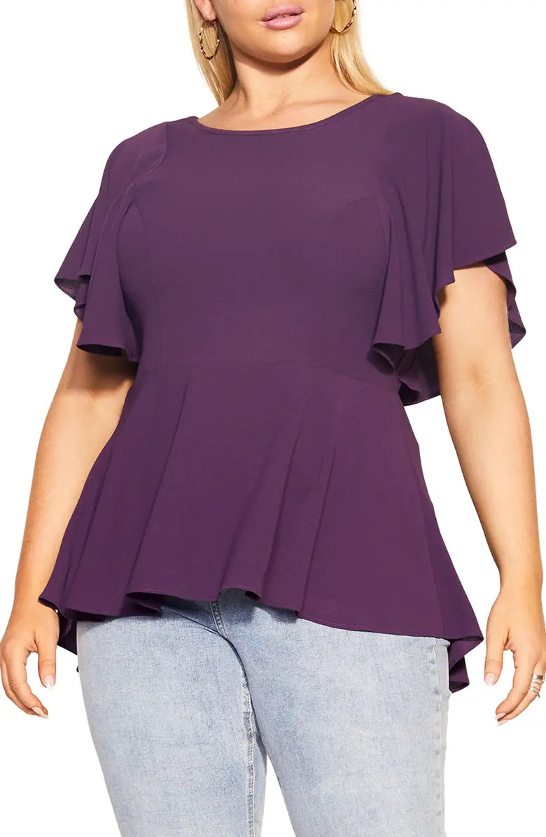 Romantic Mood Peplum Top | Nordstrom