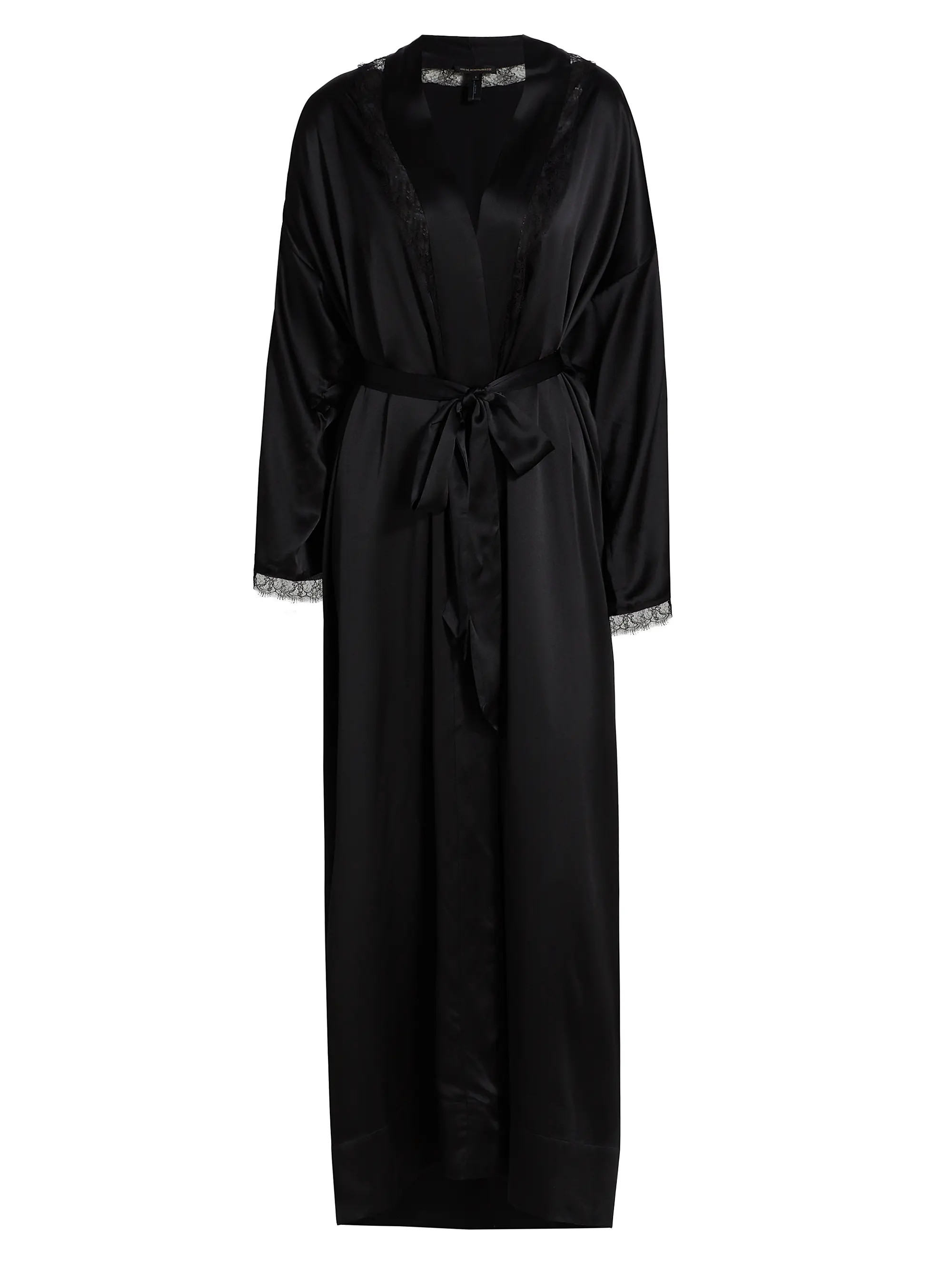 Silk Lace Inset Robe | Saks Fifth Avenue