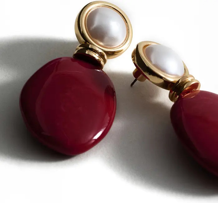 Faux Pearl Drop Earrings | Nordstrom