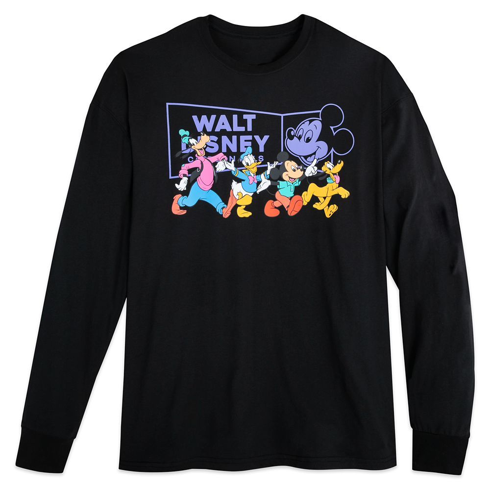 Mickey Mouse and Friends ''Cartoon Pals'' Long Sleeve T-Shirt for Adults | shopDisney | Disney Store