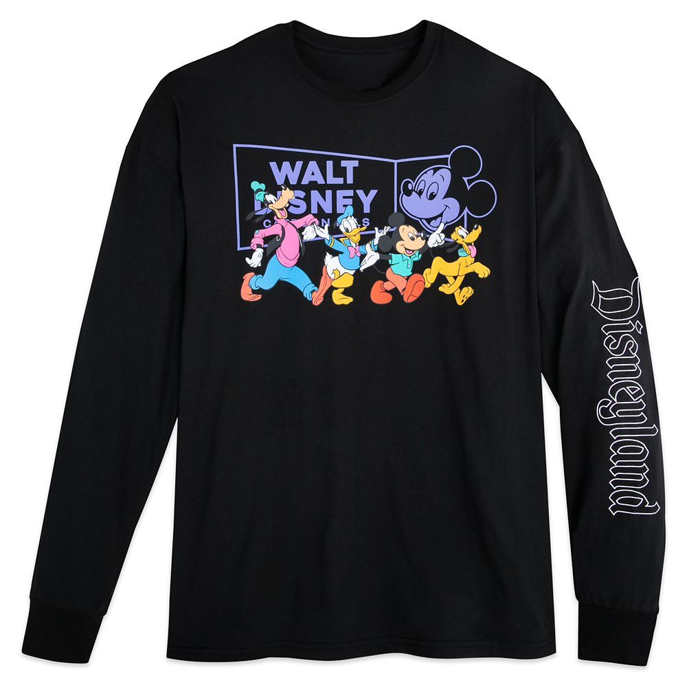 Mickey Mouse and Friends ''Cartoon Pals'' Long Sleeve T-Shirt for Adults – Disneyland | Disney Store