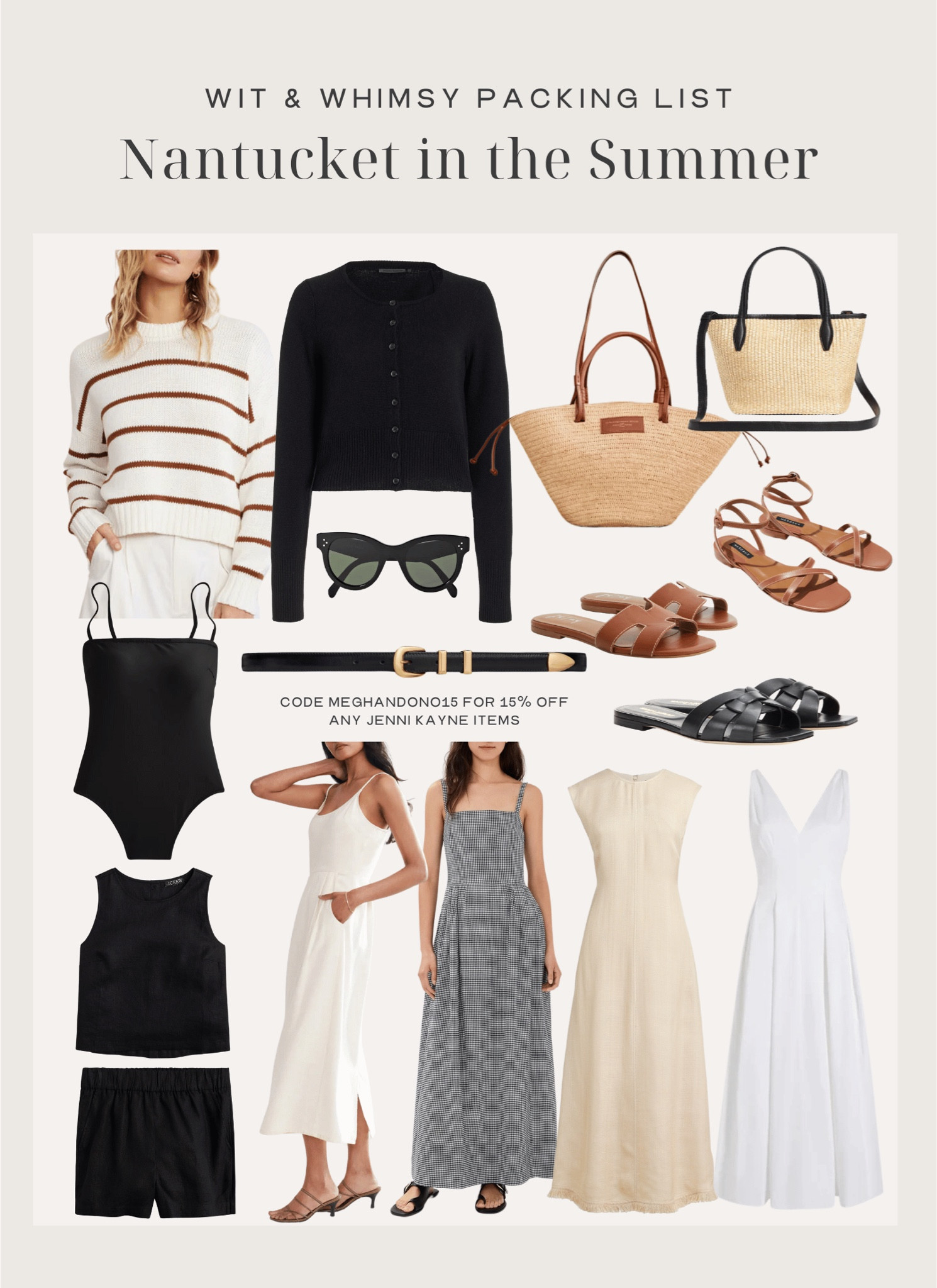 Nantucket summer packing list! Use code MEGHANDONO15 at Jenni Kayne for 15% off. 

#LTKtravel #LTKSeasonal