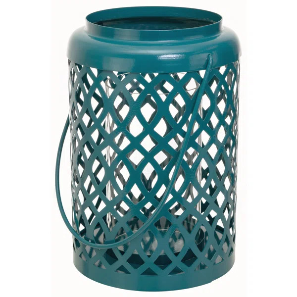 Bungalow Rose Stainless Steel Glass Lantern | Wayfair Professional