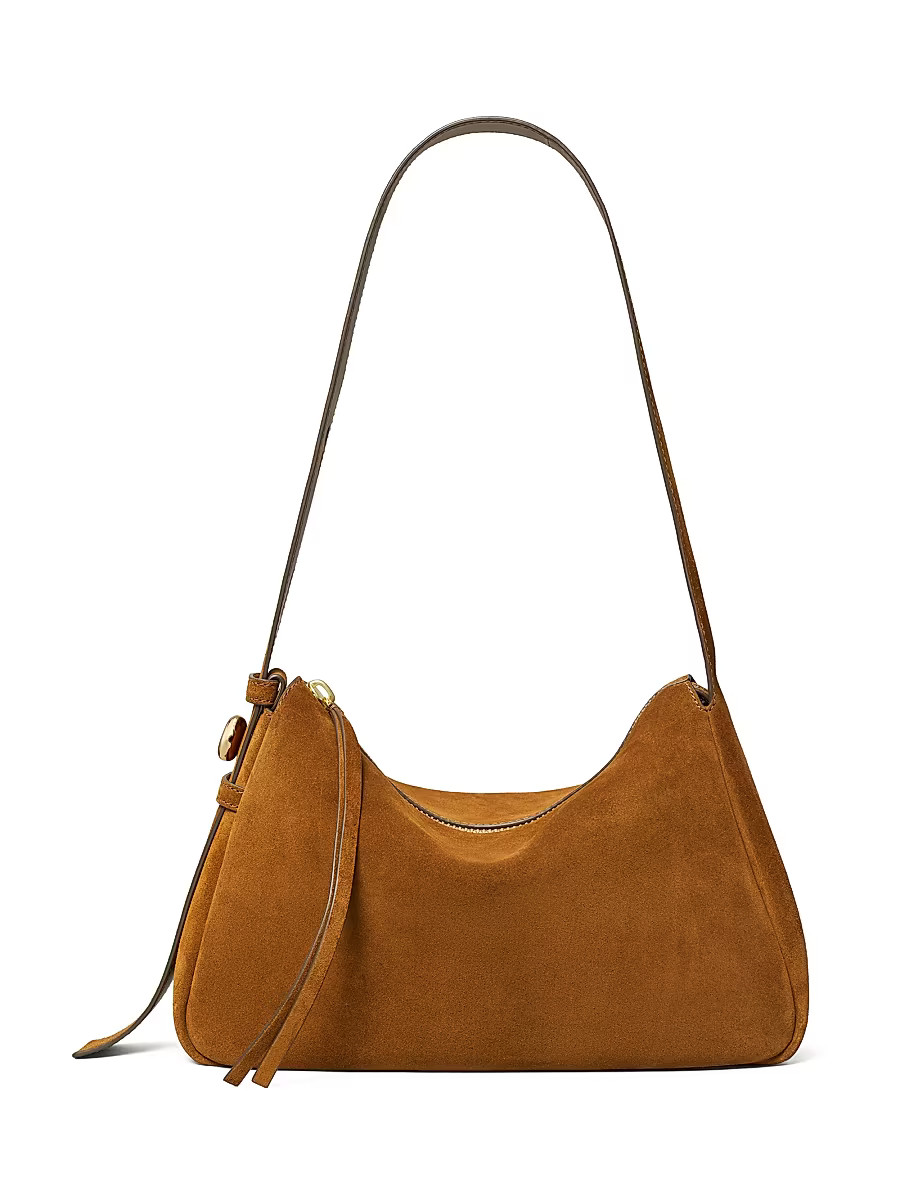 Women's Romy Suede Shoulder Bag - Caramel | Saks Fifth Avenue