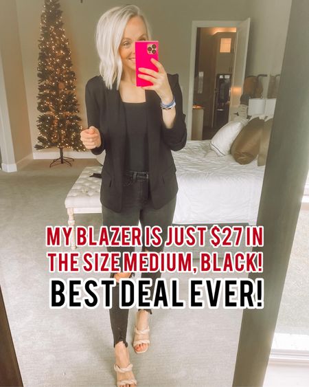 My favorite blazer EVER is just $27 right now in the size medium! 

#LTKstyletip #LTKsalealert #LTKunder50