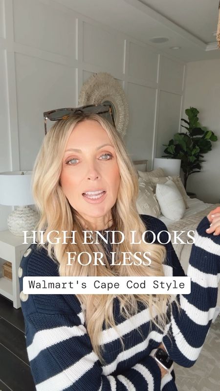 #WalmartPartner It's the first fashion haul of the season and I've partnered with Walmart to bring you High End Looks for Less : Cape Cod Edition. Get these casually nautical inspired outfits online! 

Note: The wide leg jeans and shift dress run a size big so size down. The casual sneakers run a half size big. 

#walmartpartner #ad @walmart @walmartfashion #walmart #walmartfashion #walmartfinds #IYWYK 

#LTKover40 #LTKstyletip #LTKfindsunder50