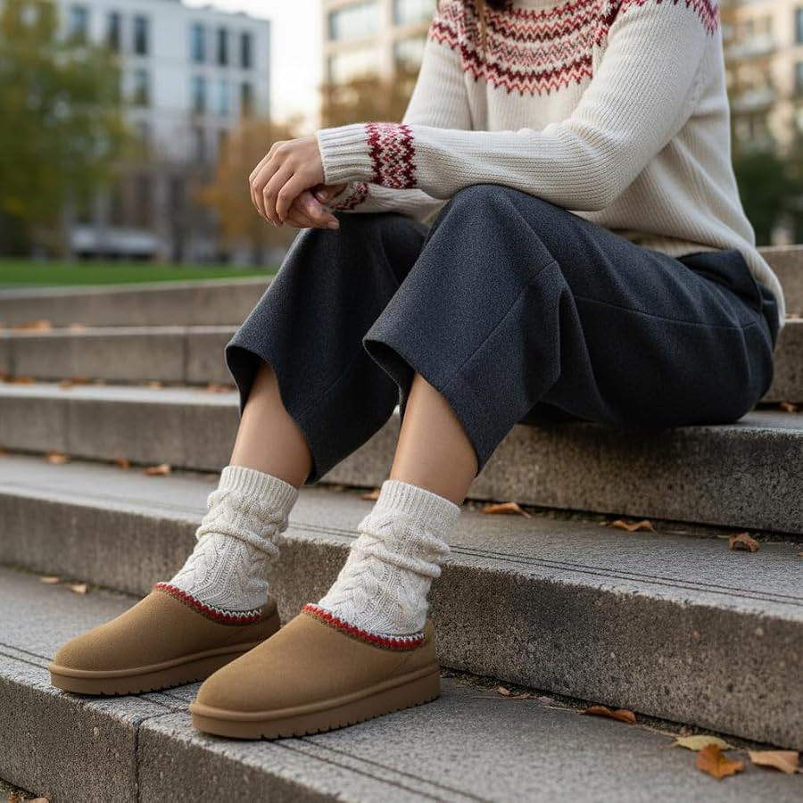 CUSHIONAIRE Keto Womens Slippers Slip-On Suede Mule Slipper - Cozy & Stylish, Memory Foam & Faux ... | Amazon (US)