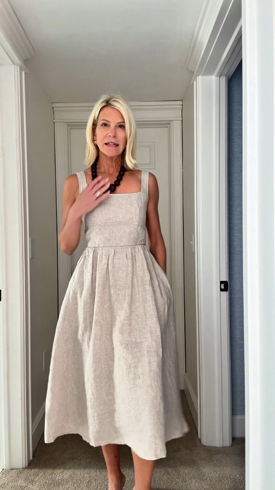 The Perfect Summer Linen Dress.

#LTKootd #LTKSeasonal #LTKOver40