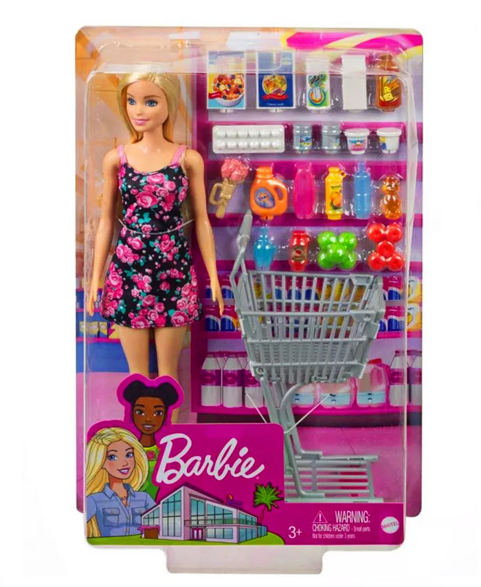 Supermarket Shopping Doll Playset with Accessories Shopping Cart | Macy's