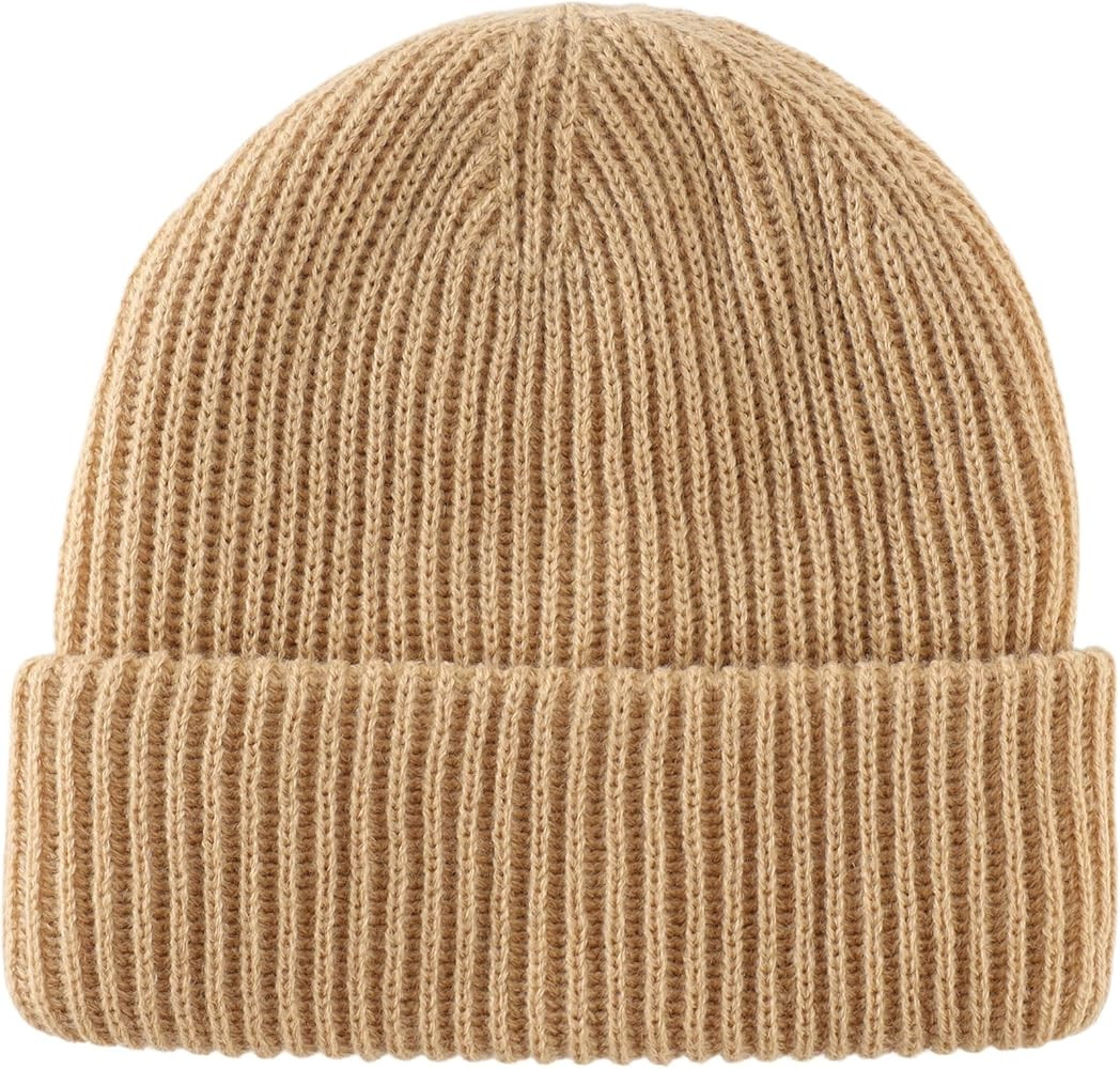 Home Prefer Mens Winter Hat Rib Knit Beanie Hat for Men Women Warm Cuff Beanie for Running Cyclin... | Amazon (US)