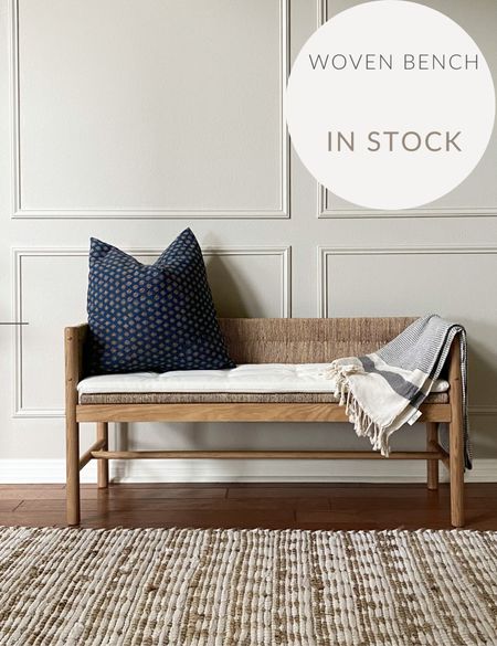 Woven bench, rattan bench, entryway bench, bedroom bench, target studio mcgee 

#LTKstyletip #LTKsalealert #LTKhome