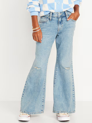 High-Waisted Super Baggy Flare-Leg Jeans for Girls | Old Navy (US)