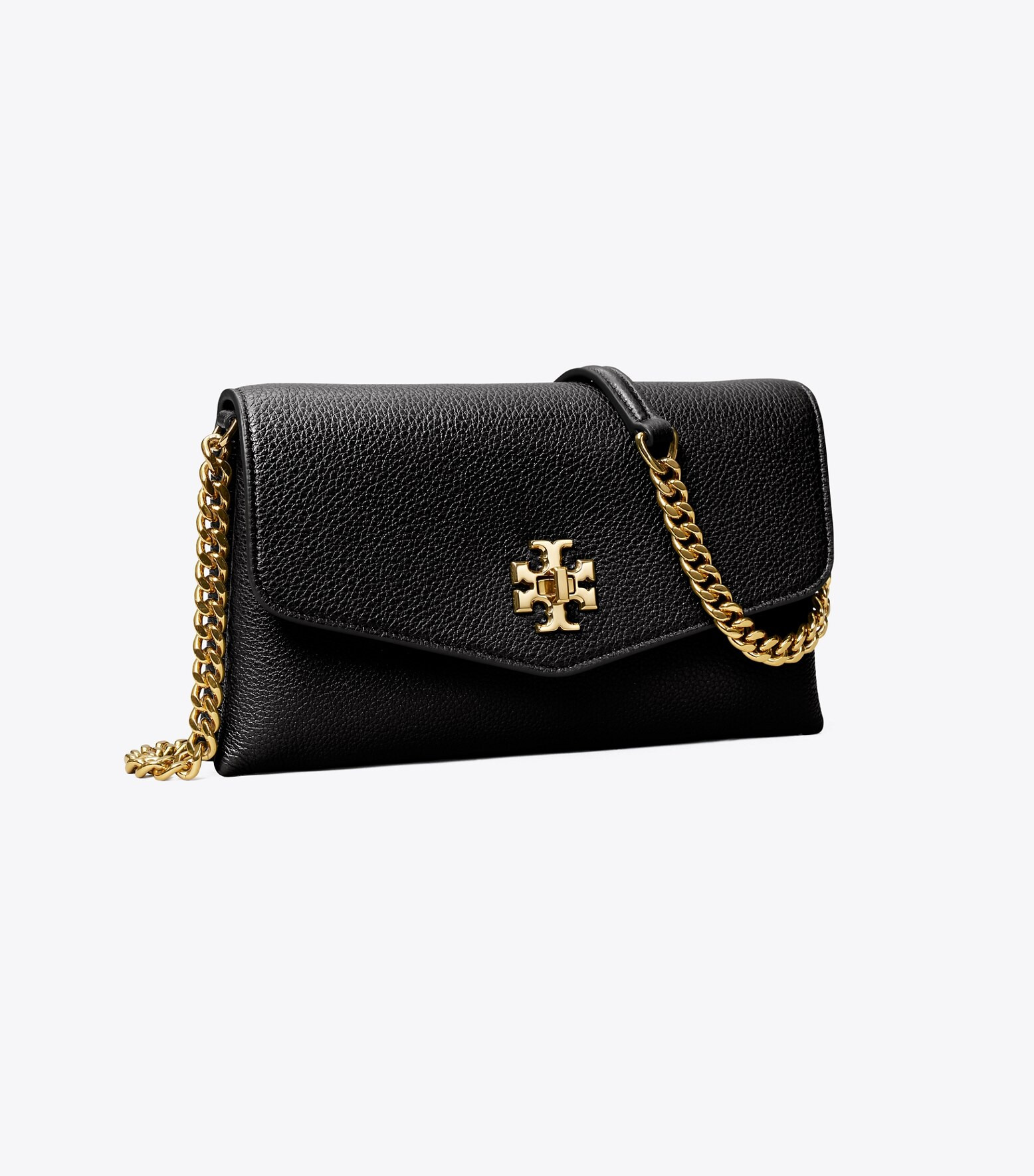 Kira Pebbled Chain Wallet | Tory Burch (US)