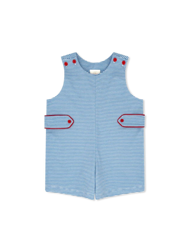 Lullaby Set Jefferson Jon Jon Seaside Blue Ministripe | Persnickety