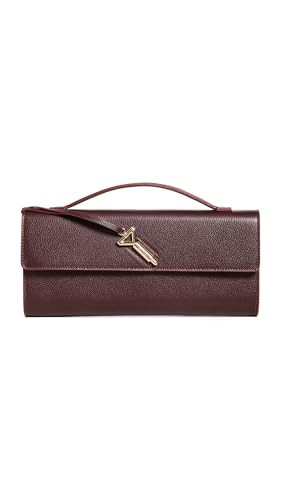 Florian London Women's Anya Brown Clutch, Bordo, One Size | Amazon (US)