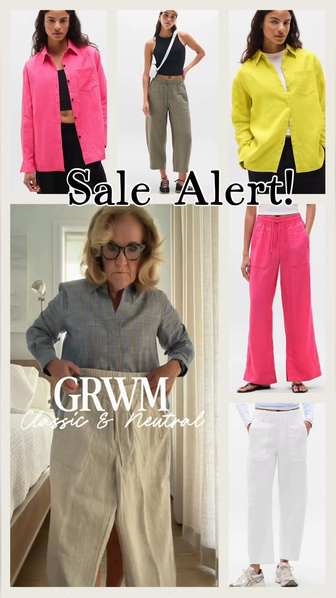 Athleta sale in liken & more. 

I love the sky rise barrel pants too. I have them in white and they do not wrinkle! 

I wear a medium petite it 8 petite  

#LTKSaleAlert #LTKOver40 #LTKPetite