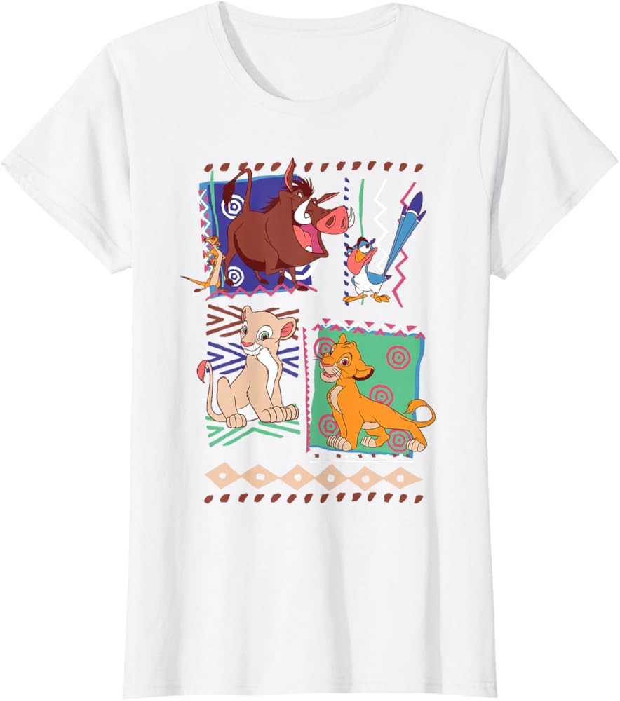 Disney Lion King Simba and Timon Graphic T-Shirt T-Shirt | Amazon (US)