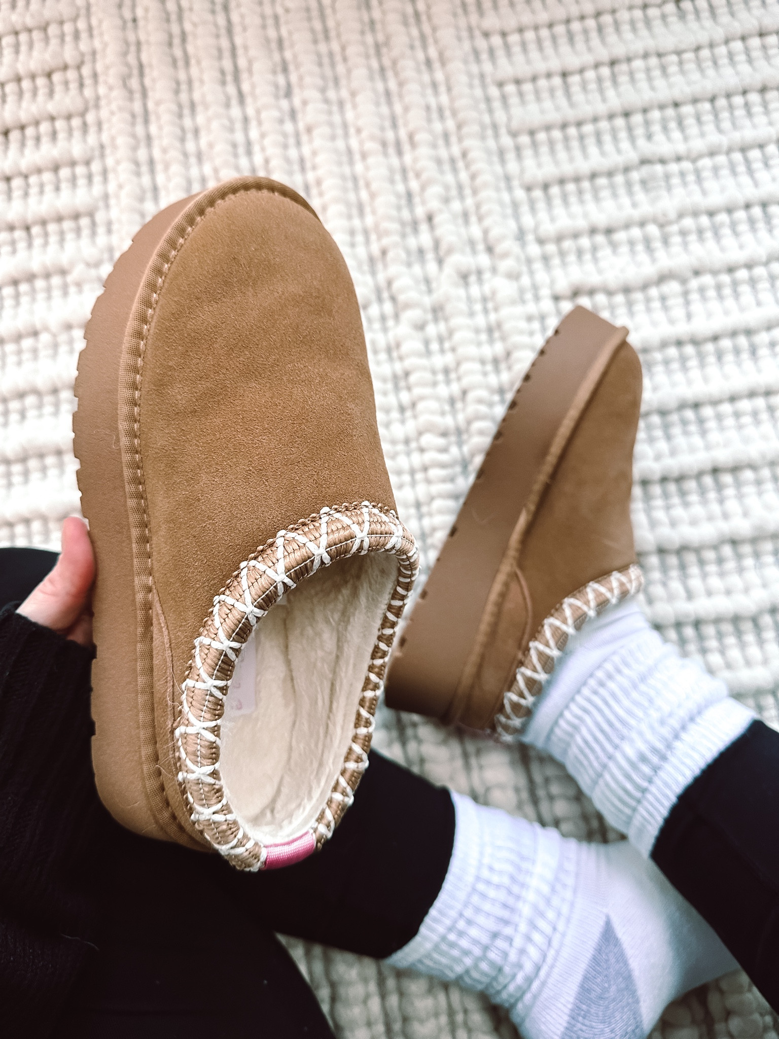 Ugg look alike tazz shoes ! True to size 

#LTKSeasonal #LTKShoeCrush #LTKFindsUnder100