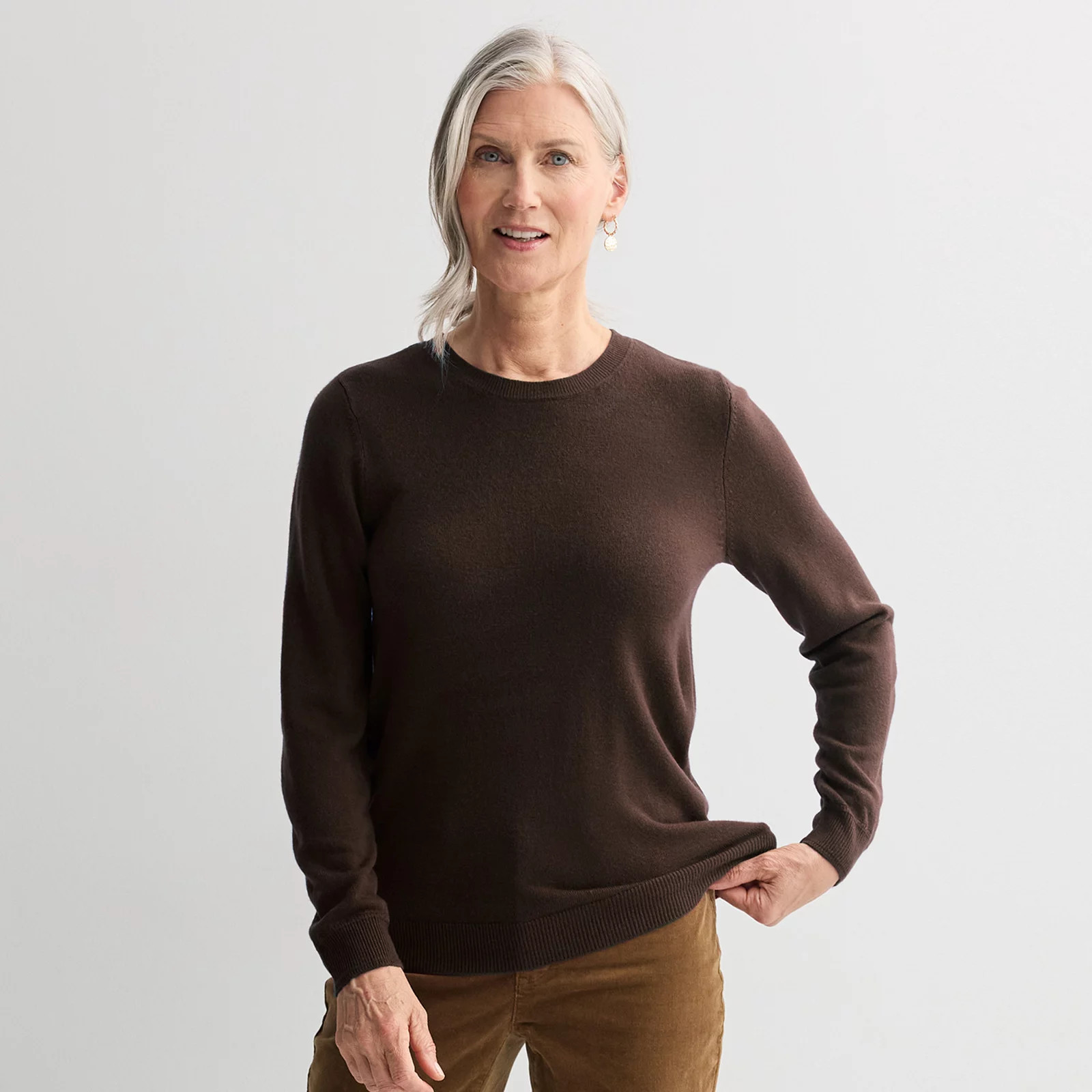 Women's Croft & Barrow® Extra Soft Crewneck Sweater | Kohl's