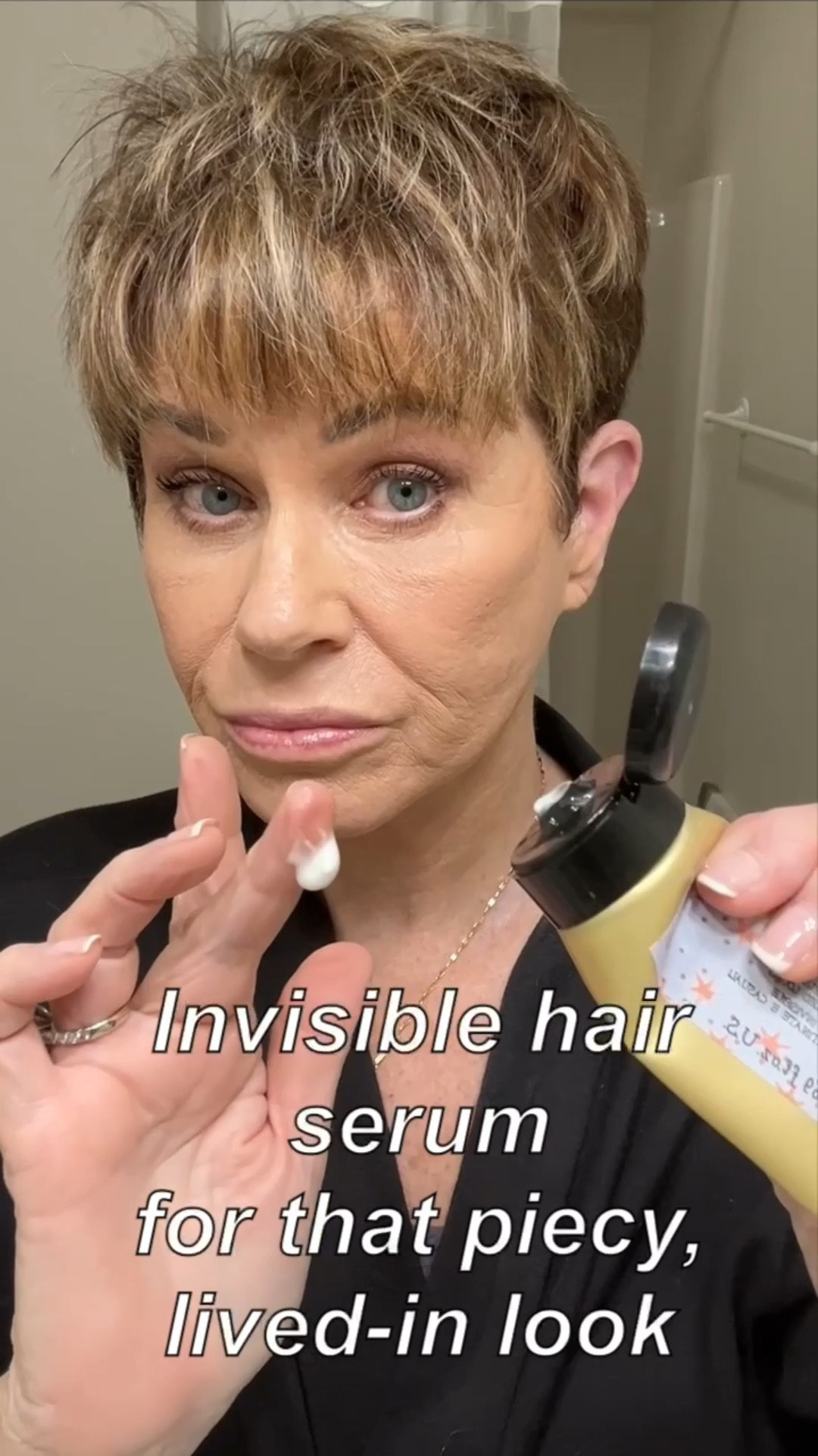 Pixie friends, this is the exact routine I get asked about all the time ✂️✨

I’m starting with freshly washed hair, adding an energizing serum to wet hair (especially helpful if you’re dealing with thinning), combing it through, and blow-drying on medium heat using only my fingers until about 85% dry.
Once it’s almost dry, I grab my favorite brush to smooth and add volume, then finish with a cool shot to set everything.

Last step is my go-to invisible hair serum for that piecy, lived-in pixie look I love — lightweight, never sticky, and doesn’t weigh my hair down.

I’ve learned with a pixie that less product + the right steps = better hair days.
Everything I used is linked here 🤍

#LTKgrwm #LTKOver40 #LTKBeauty