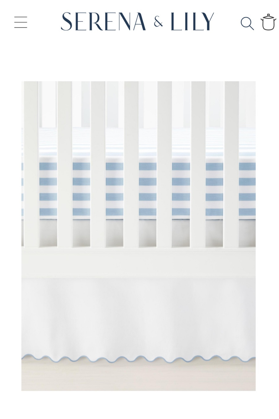 The sweetest crib skirt on sale at Serena and Lily! Also have in pink and neutral!
Blue and white 
Boy nursery
Girl nursery
Baby registry
Crib skirt

#LTKhome #LTKsalealert #LTKbaby