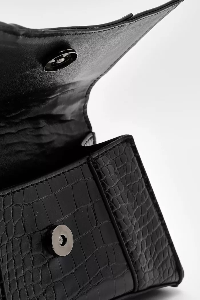 Croc Curve Grab Bag | boohoo (US & Canada)