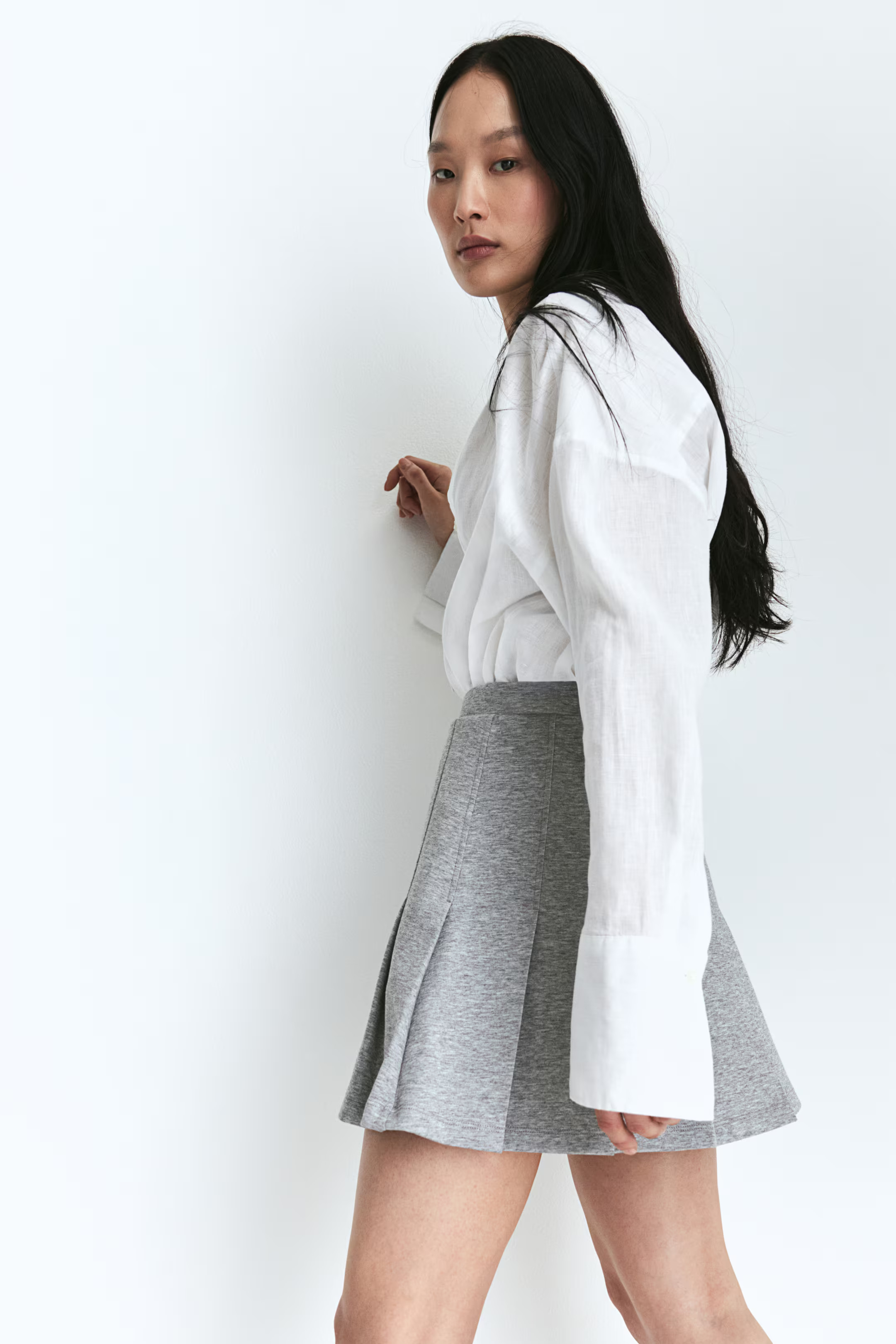 Pleated Scuba Skirt | H&M (US + CA)