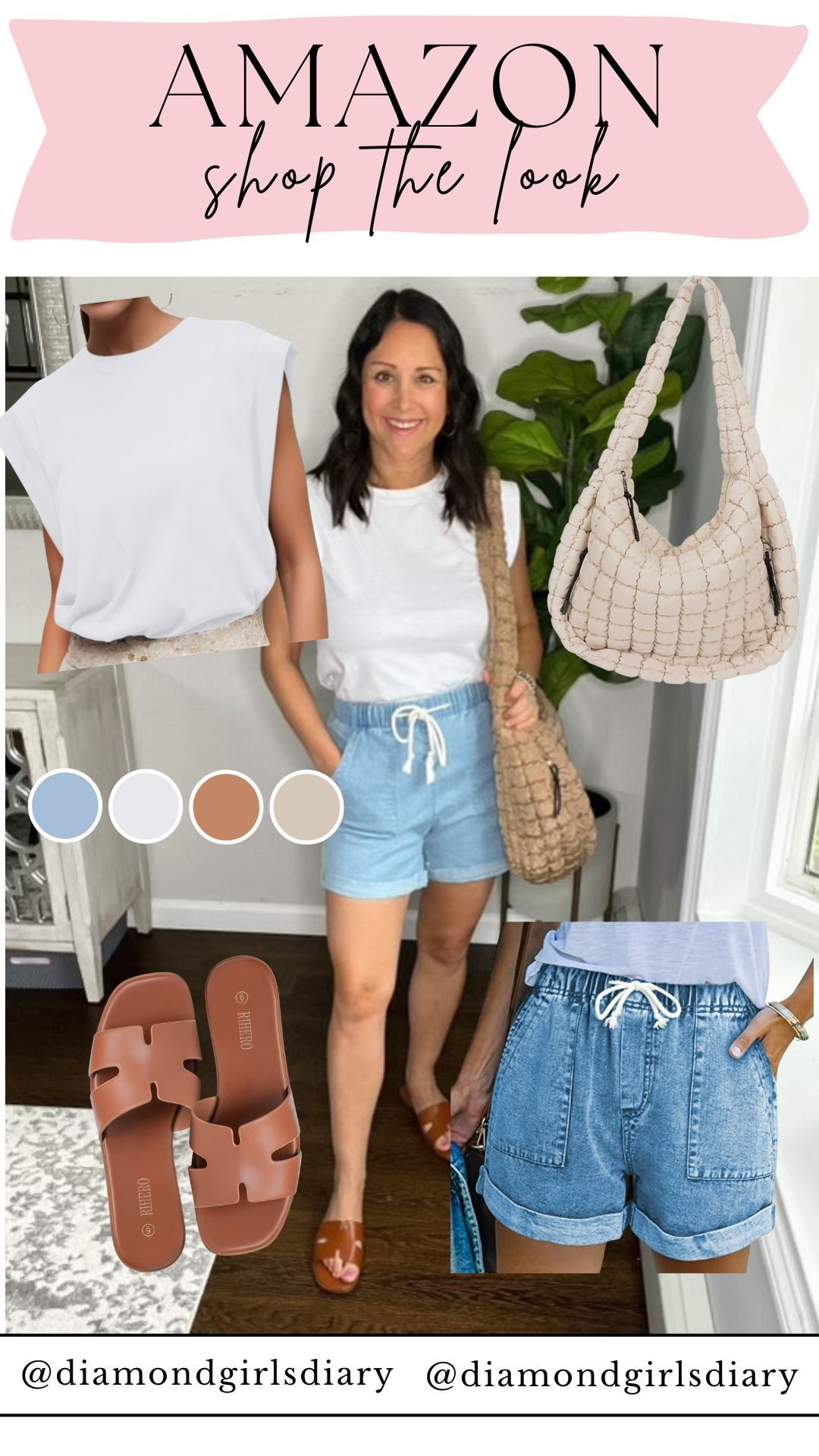 These drawstring shorts are so comfy! Paired with this viral cap sleeve tee with fabric to hide your bra 🤩

#LTKStyleTip
