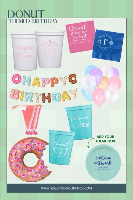 These items are so cute for a spring or summer donut themed birthday party! 

#LTKFamily #LTKParties #LTKSeasonal