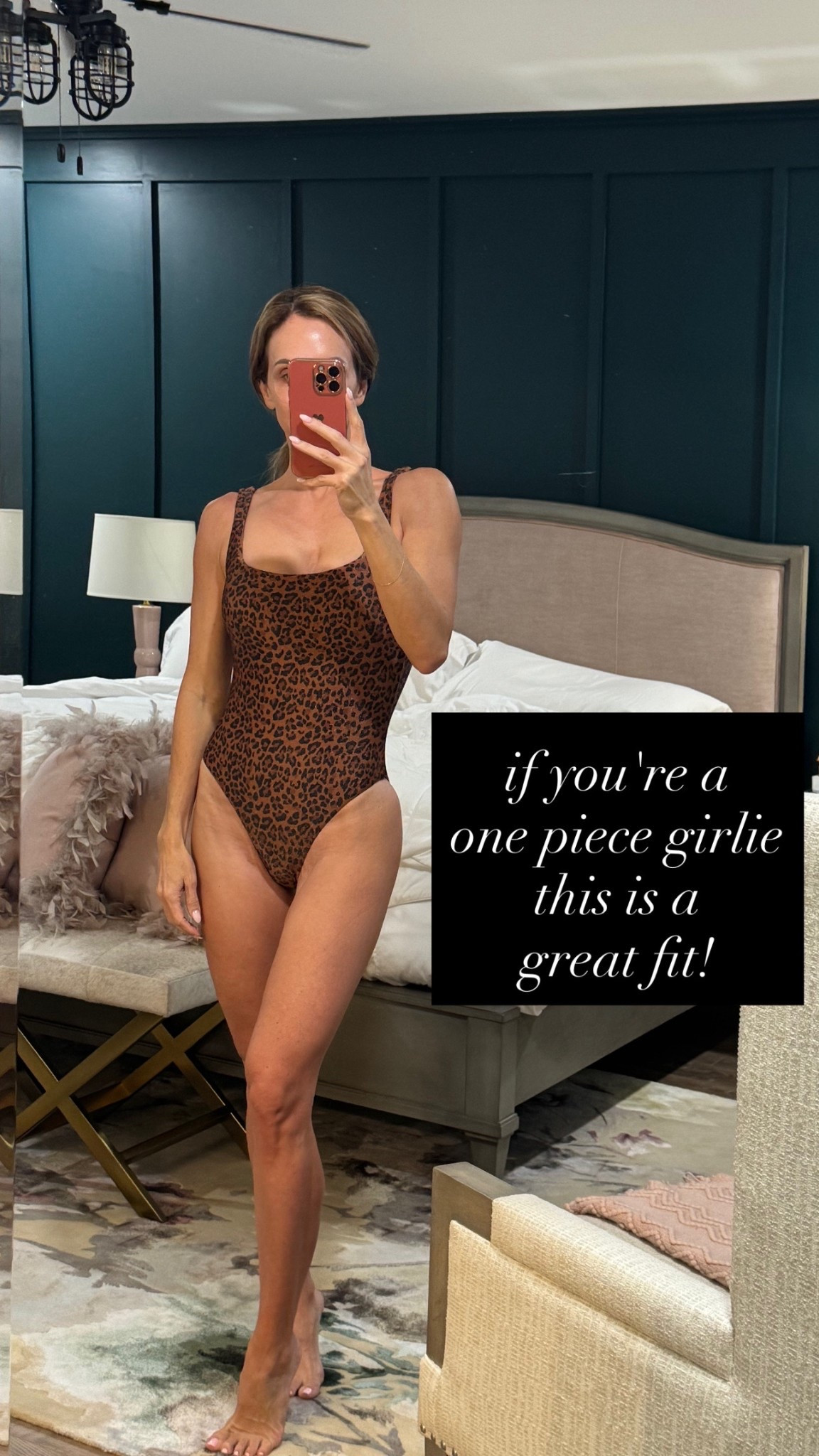A great fitting one piece in a super fun glitter leopard print! 

#LTKTravel #LTKSeasonal #LTKFindsUnder100