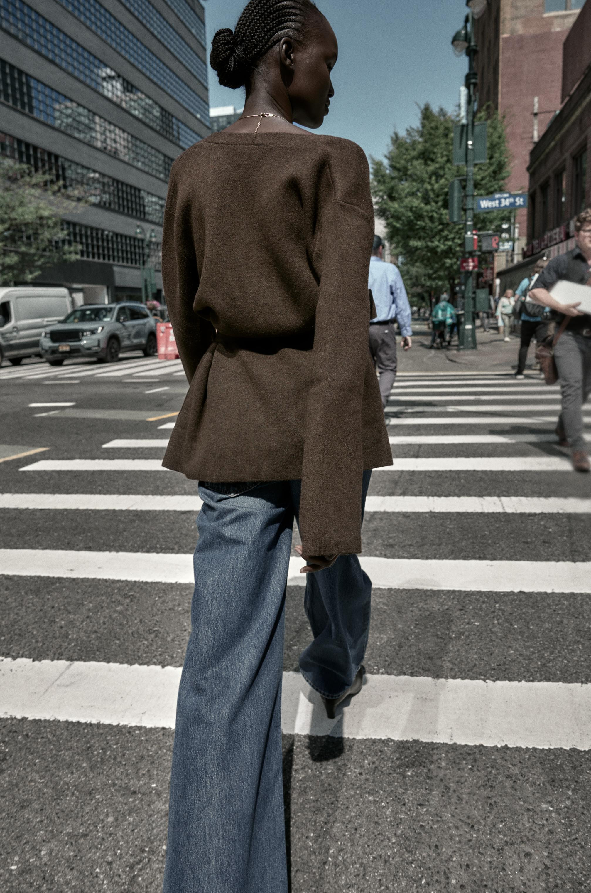 BELTED KNIT CARDIGAN | Zara US