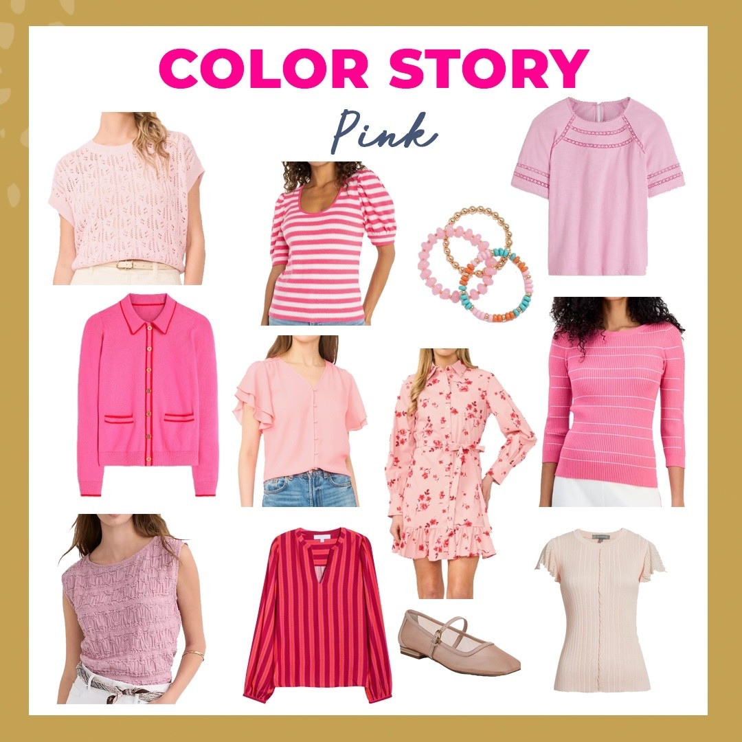Spring Trending Color: Pink 💗 add something pink to your wardrobe this spring!
#springtrends #pink

#LTKOver40 #LTKSeasonal