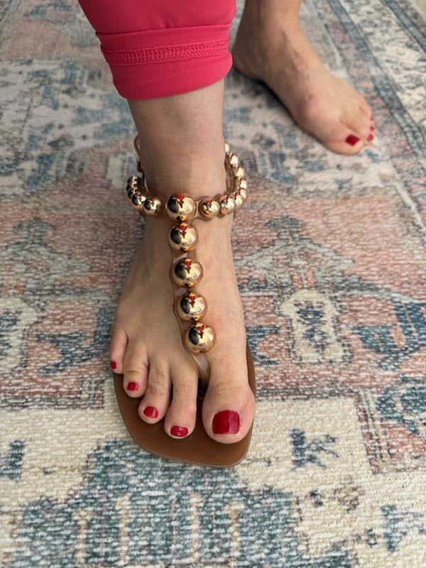 Plated Embellished Sandal (Women) | Nordstrom