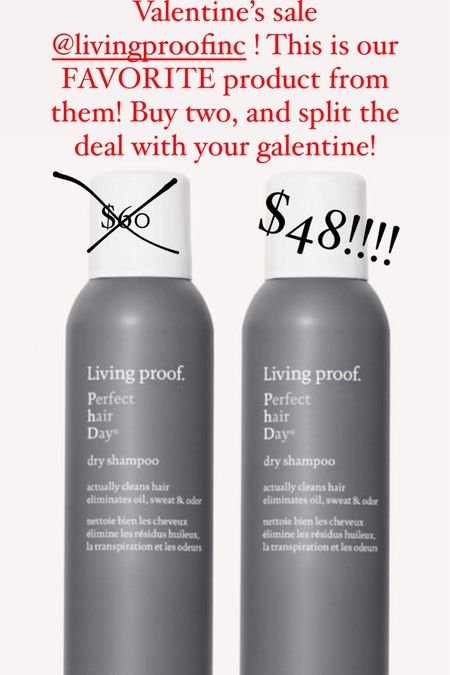 Living proof sale! We love their dry shampoo!! There is no other dry shampoo like it!! Originally $60, and on sale for $48 for two!!!

#LTKfindsunder50 #LTKMostLoved #LTKbeauty