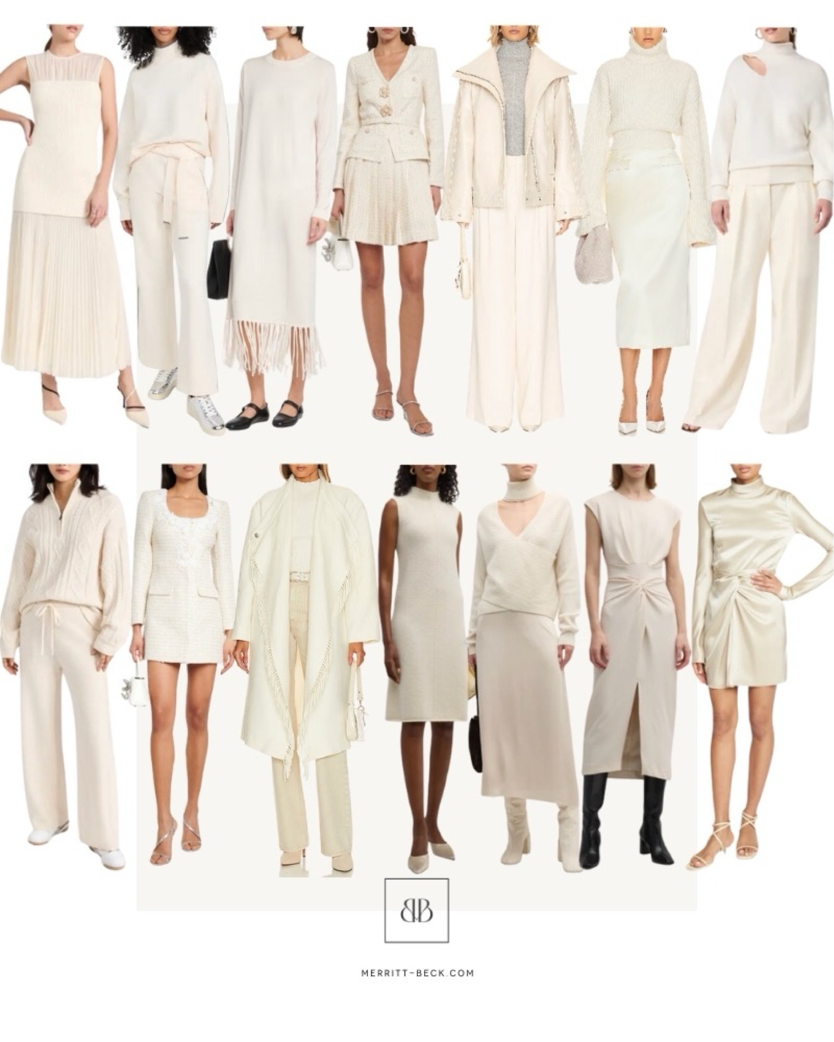 Walking in a winter white wonderland ❄️ shop these chic creamy styles by following @merrittbeck in the LTK app 🤍 

#LTKparties #LTKHoliday #LTKSeasonal