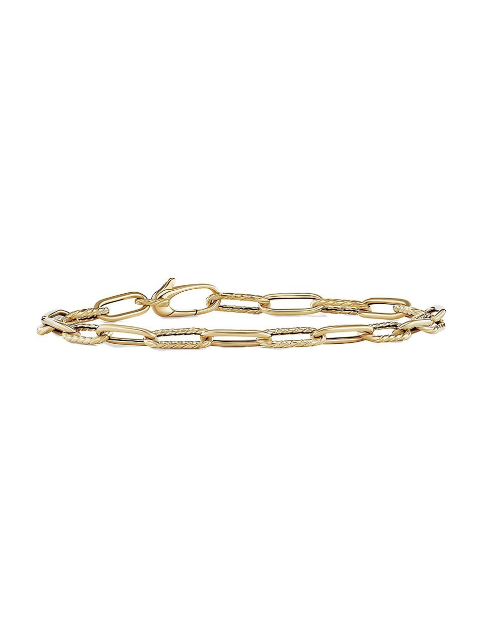 Women's DY Madison Chain Bracelet In 18K Yellow Gold - Gold - Size Large | Saks Fifth Avenue