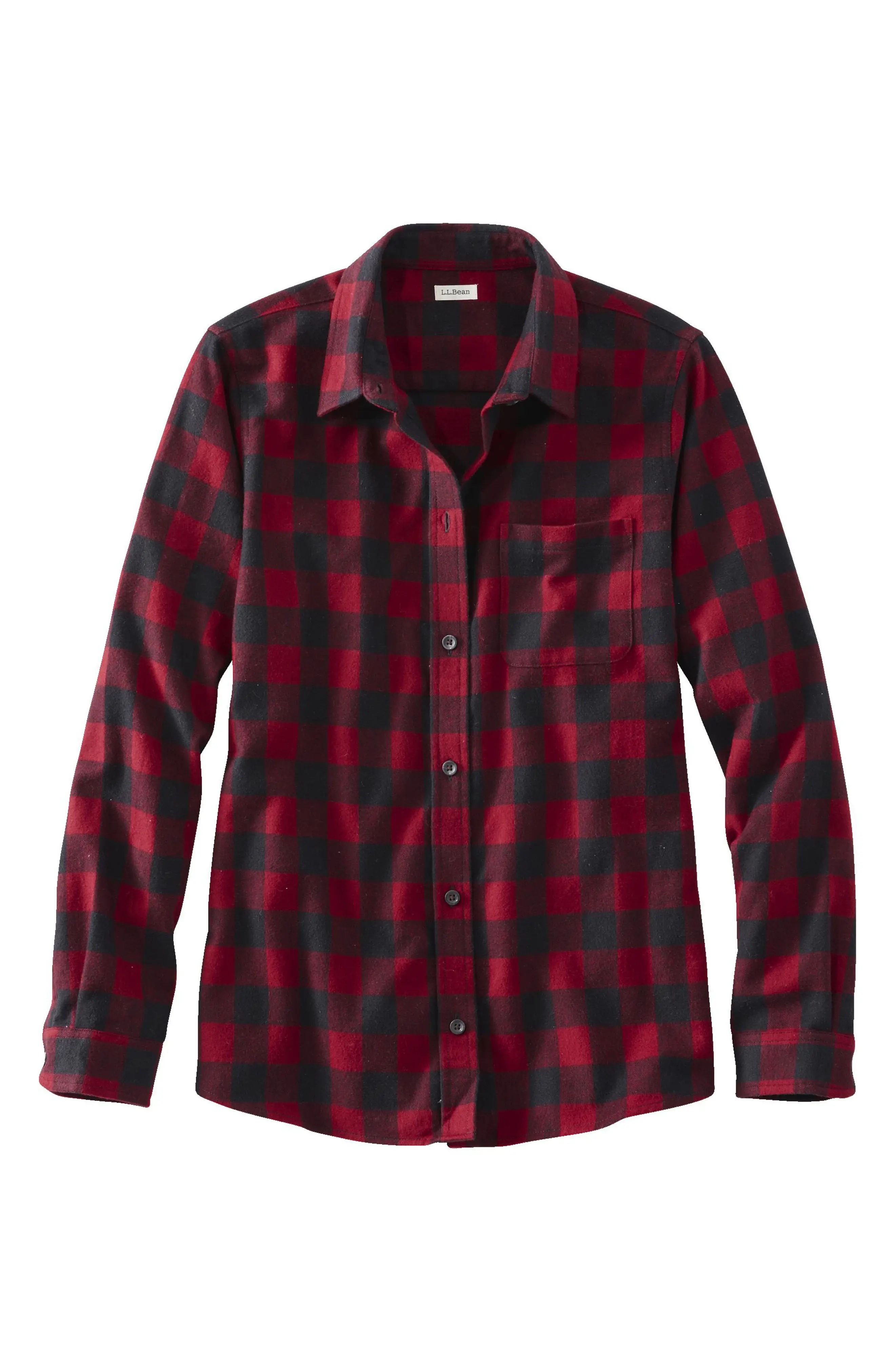 L.L.Bean Scotch Plaid Women's Flannel Shirt, Size X-Large in Rob Roy at Nordstrom | Nordstrom
