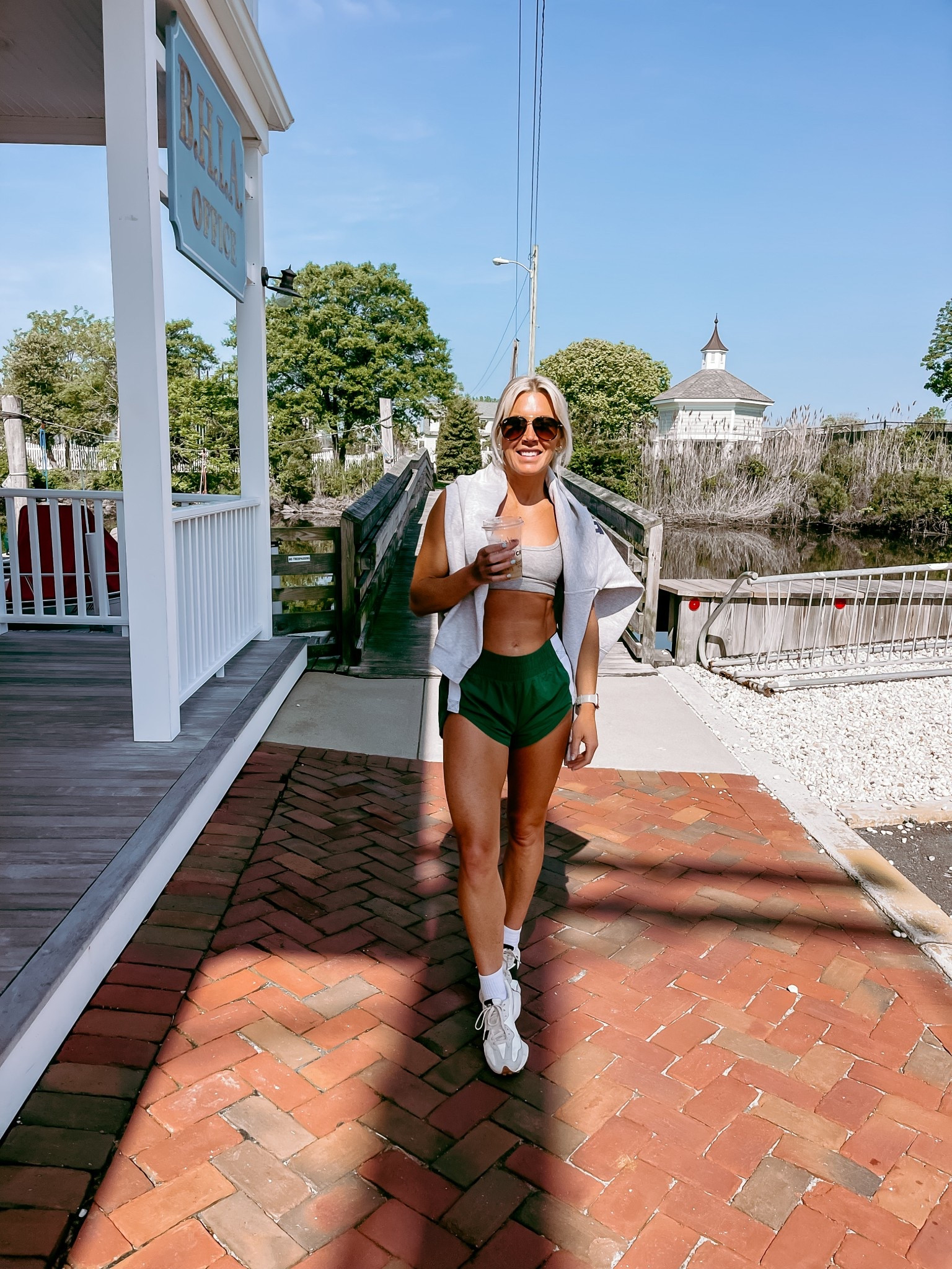 Free People FP movement shorts wearing xs
Beyond Yoga sports bra
