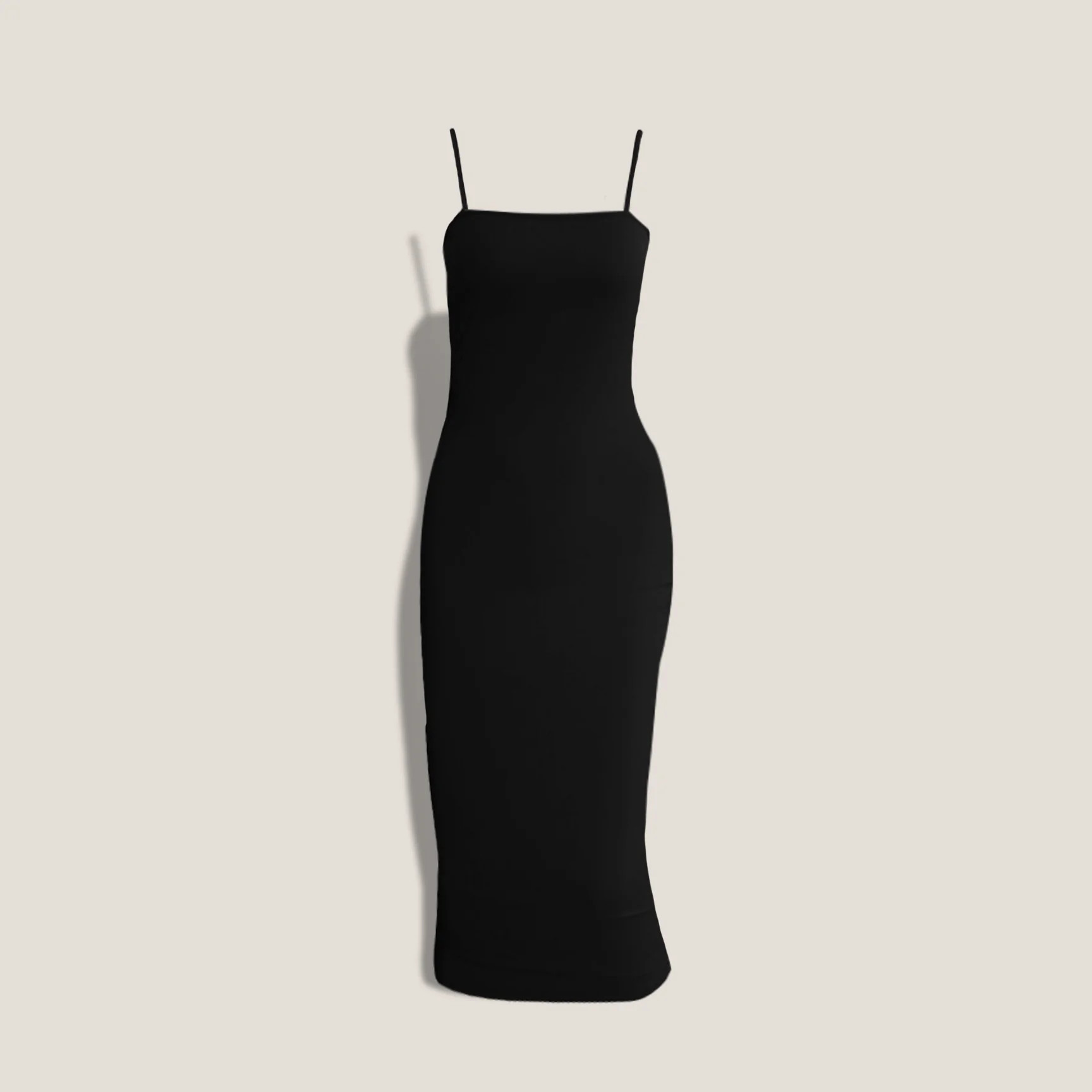 THE "SKINNY DIP SLIP" Dress - NOIR | MME.MINK