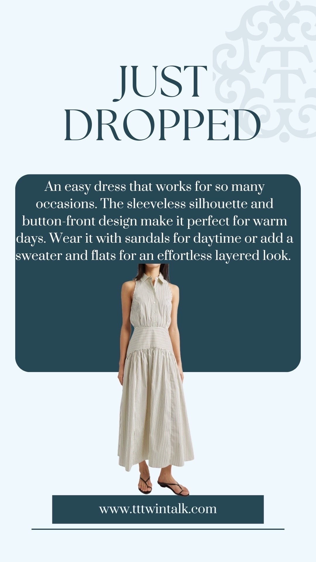 An easy dress that works for so many occasions. The sleeveless silhouette and button-front design make it perfect for warm days. Wear it with sandals for daytime or add a sweater and flats for an effortless layered look.

#LTKOver40 #LTKMidsize #LTKSeasonal