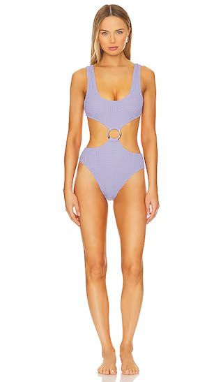 Ky One Piece in Lavender Crochet | Revolve Clothing (Global)