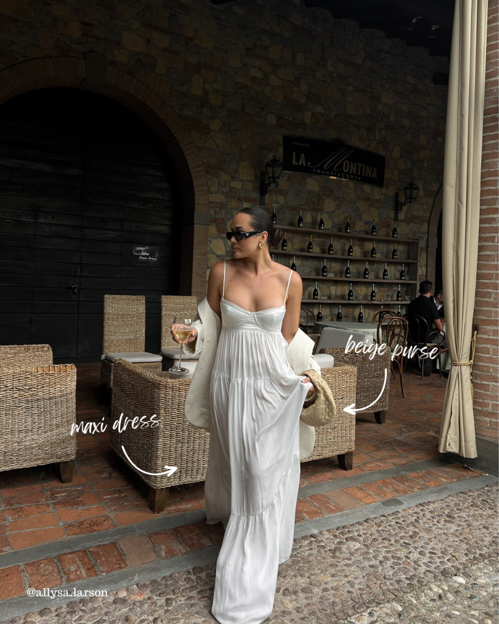 Neutral outfit, outfit inspo, white dress, maxi dress, europe outfit, neutral style, style inspo

#LTKstyletip #LTKeurope #LTKSeasonal