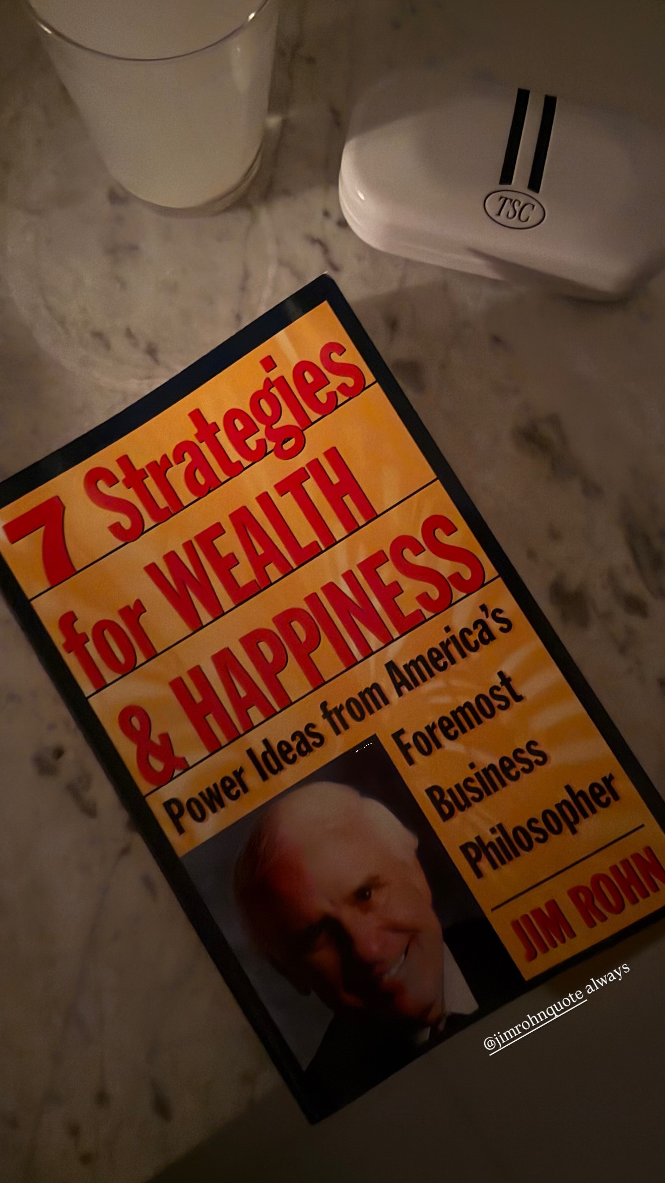 My current book read