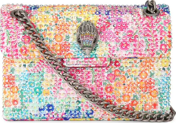 Kurt Geiger London x Floral Couture Mini Kensington Floral Rhinestone Crossbody Bag | Nordstrom | Nordstrom