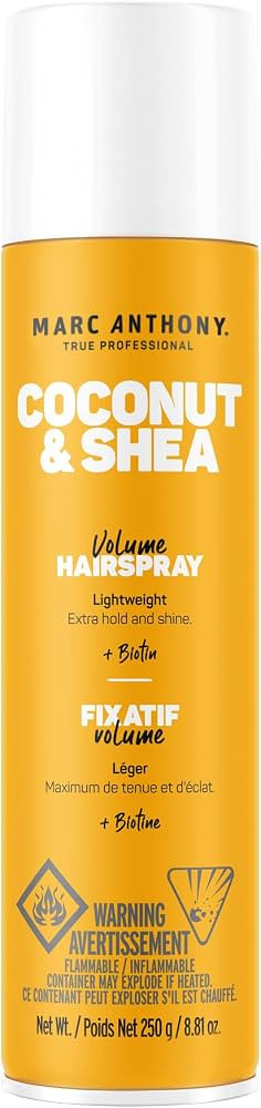 Marc Anthony Volumizing Hair Spray for Volume & Shine, Coconut & Shea - Long Lasting Anti-Humidit... | Amazon (US)